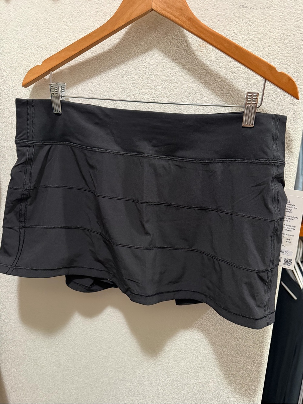 lululemon athletica Black pace rival Performance Skort